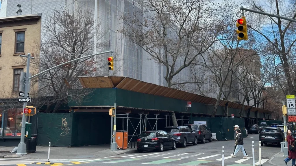 Westchester scaffolding and sidewalk shed installation project 13